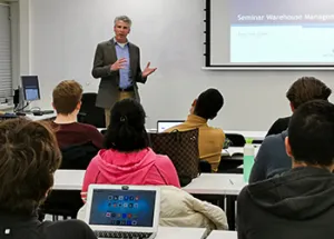 Warehouse Expert Happy to Share Knowledge with Amsterdam Students