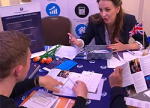 Wittenborg at Begin Edu Fair in Ukraine 