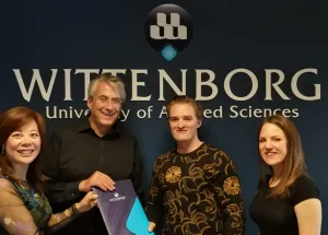 Student Reps Hand over their Official Report to the Executives