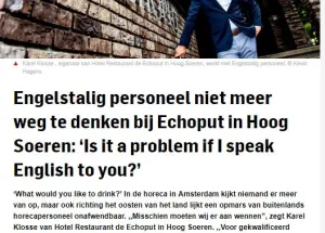 Hiring English-Speaking Students no Problem for 5-Star Hotel 