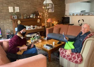 Wittenborg Volunteers Team up with JCI Apeldoorn to Surprise Elderly with Goody Bags