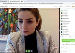 Sophia Faraji in the Online Session