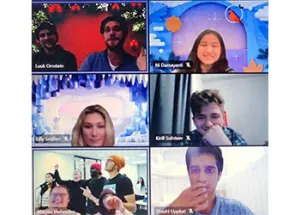 Students Find Creative Way to Have Christmas Party in Times of Corona Measures