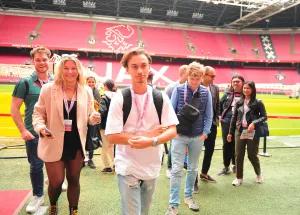 Wittenborg Amsterdam Students Visit Home Ground of Dutch Football Club Ajax