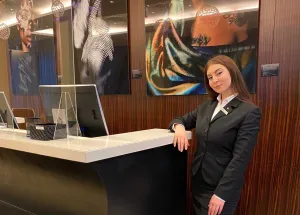 Hospitality Student Gets Internship at High-End International Hotel