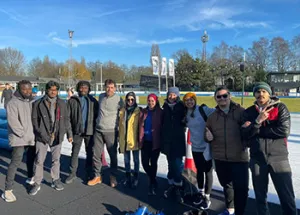 Ice Skating Lesson Proves a Hit with Wittenborg Students 