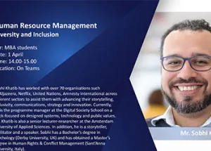 Guest Lecturer Discusses Diversity, Inclusion and Bias with MBA Students