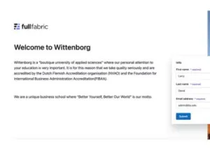 Wittenborg is undergoing a significant transformation by implementing Full Fabric's integrated student management system, marking a shift towards a digital-first and personalised admissions approach.   
