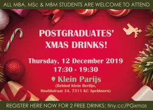 Master's Students Christmas Drink