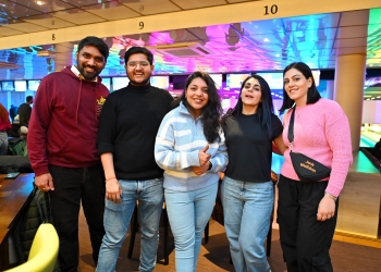 Fun and Games - over 100 Students at Wittenborg’s Bowling Night