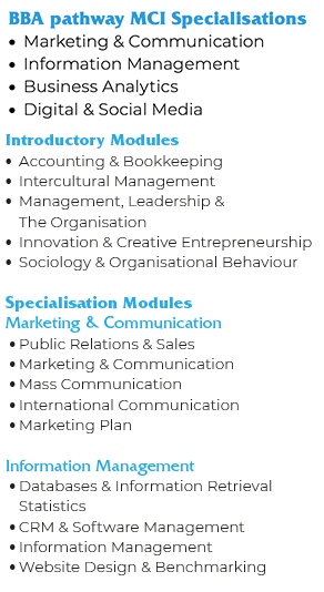 BBA-Poathway-MCI-Specialisations