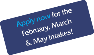 Apply Now for the February, April or May Intake